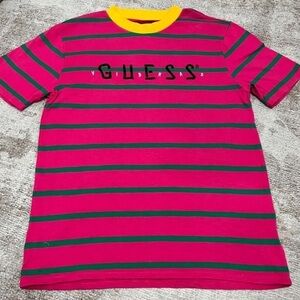Vintage Guess X J Balvin Bright Pink Oversized Short Sleeve Tee / xlarge